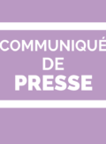 Communiqué de presse