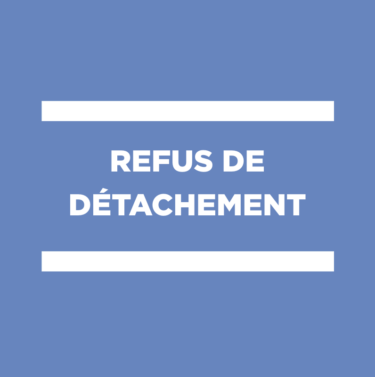 Refus de détachement