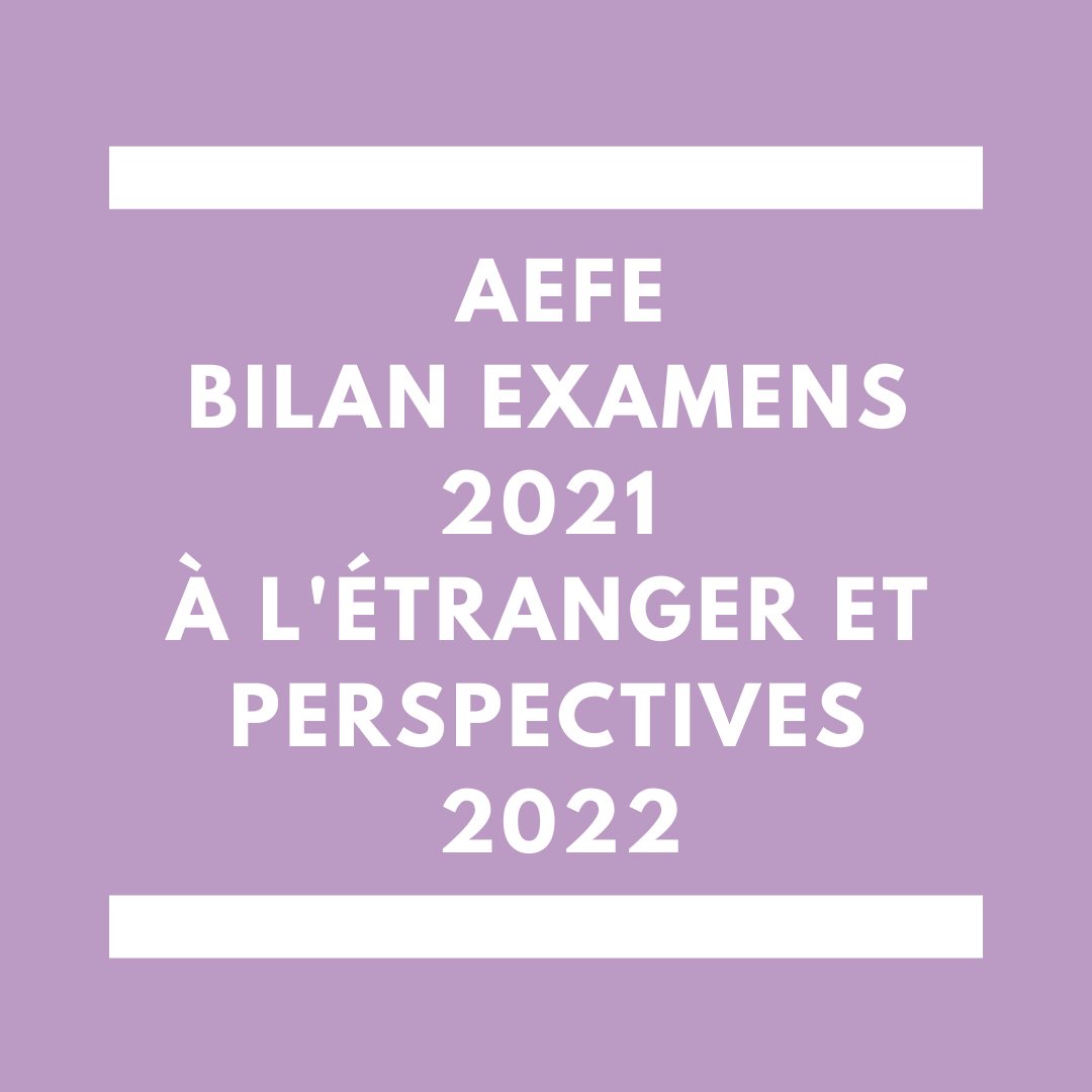 Bilan examens 2021