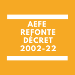 RECRUTEMENT AEFE décret résident