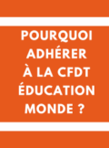 adhérer cfdt éducation monde