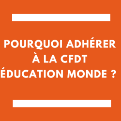 adhérer cfdt éducation monde