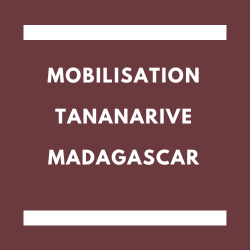 mobilisation tananarive madagascar
