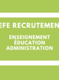 AEFE recrutement enseignement éducation formation