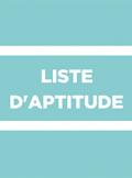 liste d'aptitude