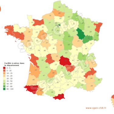 carte entrées départements