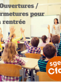 ouvertures/fermetures de classe