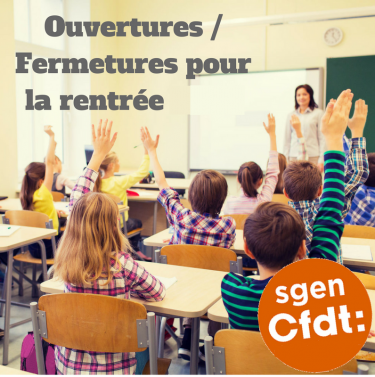 ouvertures/fermetures de classe