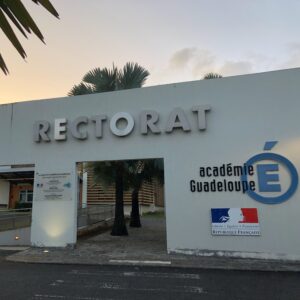 La façade du Rectorat de Guadeloupe en 2026