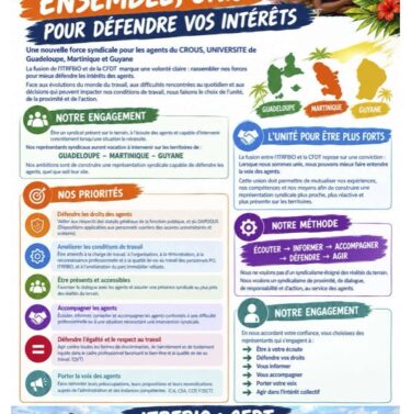 Flyer profession de foi commune ITRF-CFDT 2026