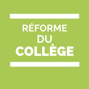 enquête réforme du collège