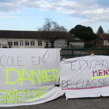 fermeture des classes dans le 58