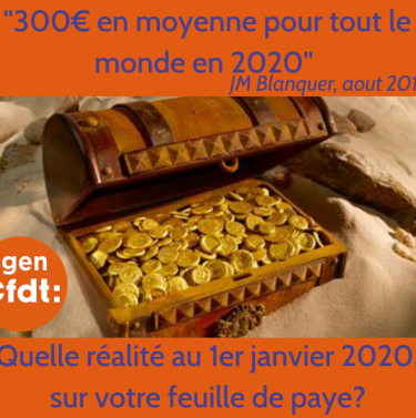 évolution rémunération 1er janvier 2020