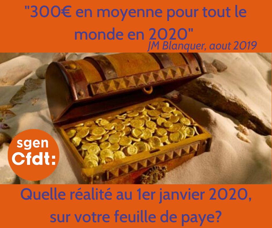 évolution rémunération 1er janvier 2020