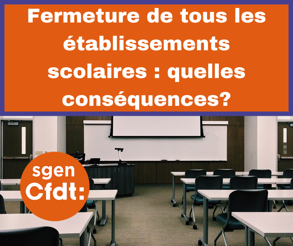 fermeture de tous les établissements