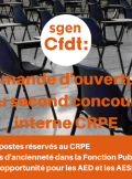 ouverture second conours interne CRPE Bourgogne