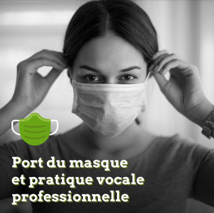 port du masque, soignez sa voix