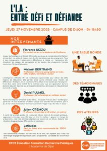 affiche IA entre défi et défiance