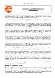 CTS académie de Besançon - 12 janvier 2017 - Compte-rendu