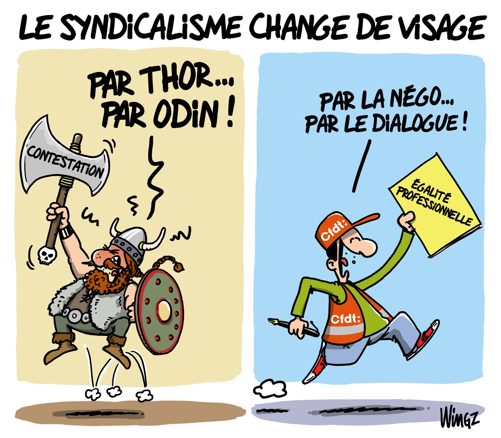 VISAGE DU SYNDICALISME