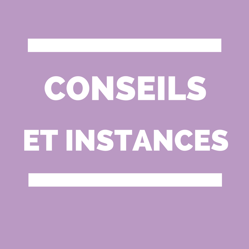 conseils instances