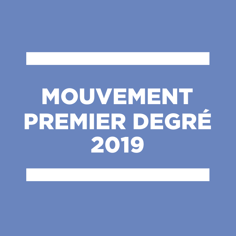 [1er Degré] Mouvement 2019 Du Rhône Cest Parti Sgen Cfdt Académie