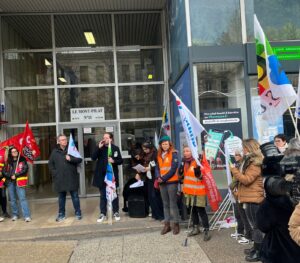 Mobilisation 16 décembre AESH Saint-Etienne