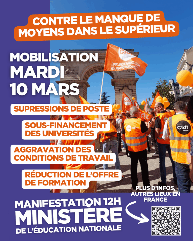 Manifestation ESR 10/03/2026
